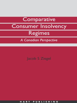 cover image of Comparative Consumer Insolvency Regimes